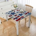 thumbnail image 1 of Awypu Stars Stripes Americo Makk Square Tablecloth 100% Polyester Fiber 36*36, 1 of 8
