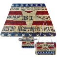 thumbnail image 1 of Awypu Stars and Stripes Square Picnic Mat Foldable for Camping, Park, Beach, Grass, Outdoor 58.3x58.3in, 1 of 6