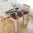 thumbnail image 1 of Awypu Stars and Stripes Square Tablecloth Outdoor Fitted 100% Polyester Fiber Independence Day 40*40, 1 of 8