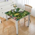 thumbnail image 1 of Awypu Tropical Summer Hawaiian Flower Palm Leaves Square Tablecloth for Picnic Dining Kitchen Farmhouse 100% Polyester Fiber 36*36, 1 of 8