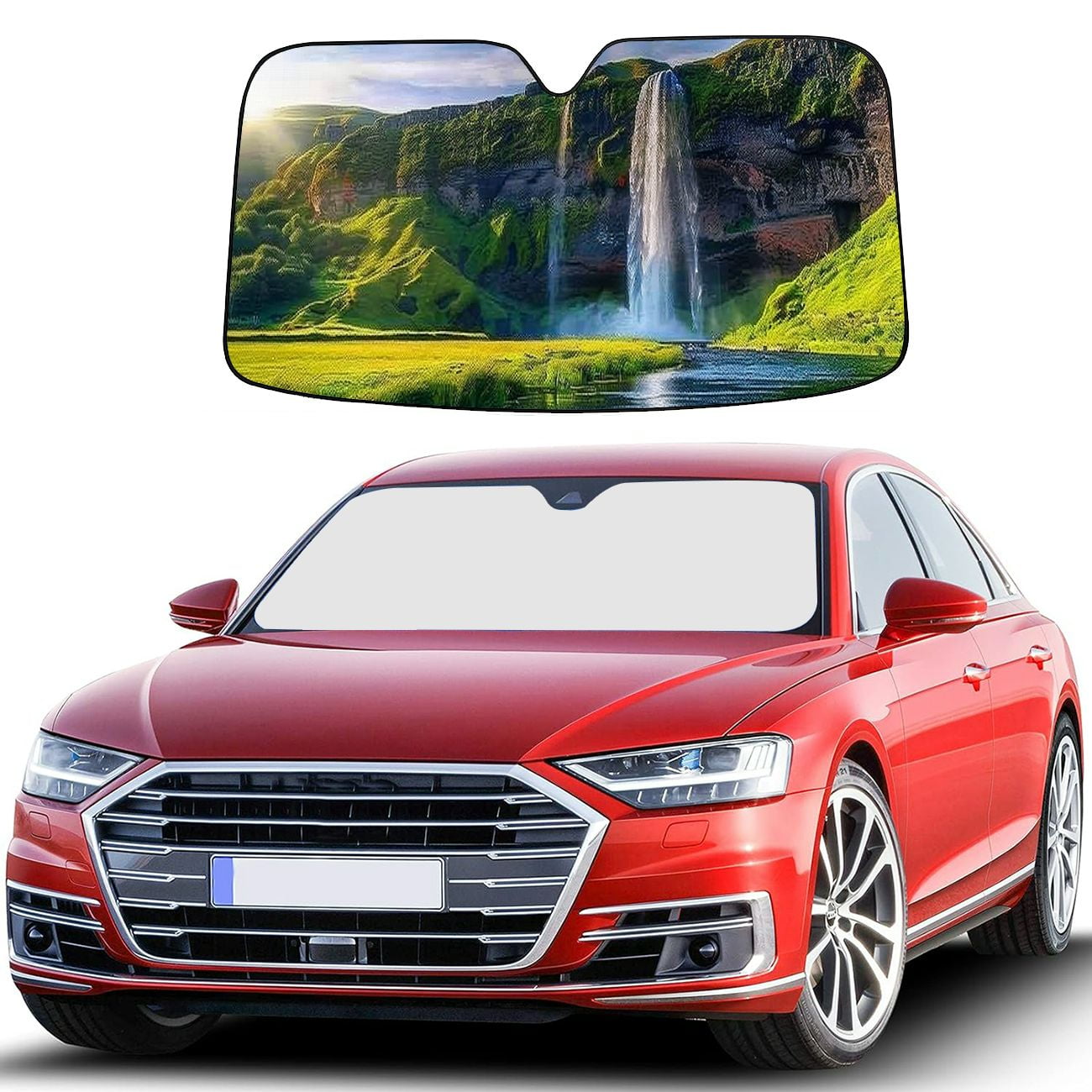 Awypu Windscreen Sun Visor Prevent Your Car from Sun Heat & Glare 55.