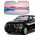 thumbnail image 1 of Awypu Windscreen Sun Visor - Smooth Simplicity and Minimalist Gradients, Car Interior Protection Assistant 51.18*27.59 in, 1 of 7