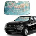 thumbnail image 1 of Awypu Windscreen Sun Visor - Sparkling Water Reflection Style, Light Blue and Cyan, Size: 51.18*27.59 in/55.12*29.92 in 51.18*27.59 in, 1 of 7