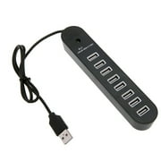 Ax Gear 8-Ports High Speed Splitter Extender Built-In USB Cable 2.0 Hub