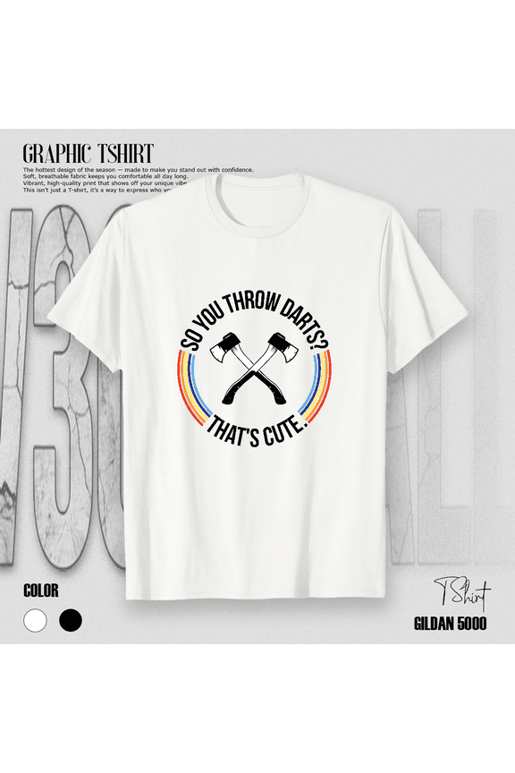 Ax Thrower Axe Throwing Dart Funny E-Sport Online Game Nerd Unisex T-Shirt V18399, up to size 5XL