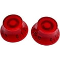 thumbnail image 1 of AxLabs Bell Knobs - These Go To 11 - 18 Spline (Set of 2) - Red, Black, 1 of 1