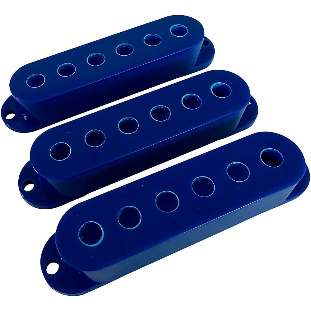 AxLabs Set Of Single Coil Pickup Covers In Vintage Spacing (52mm) Blue ...