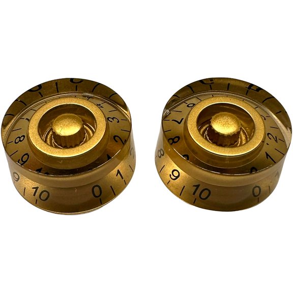 AxLabs Speed Knob (Black Lettering) - 2 Pack Gold