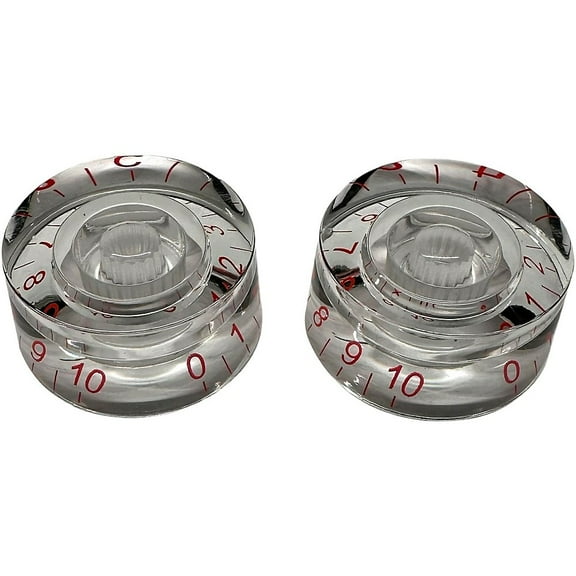 AxLabs Speed Knob (Red Lettering) - 2 Pack Clear