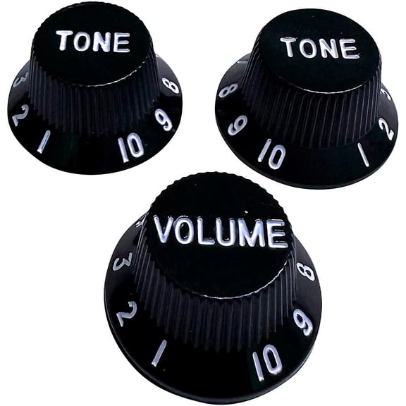 AxLabs Lefty Strat-Style Knob Set (3)