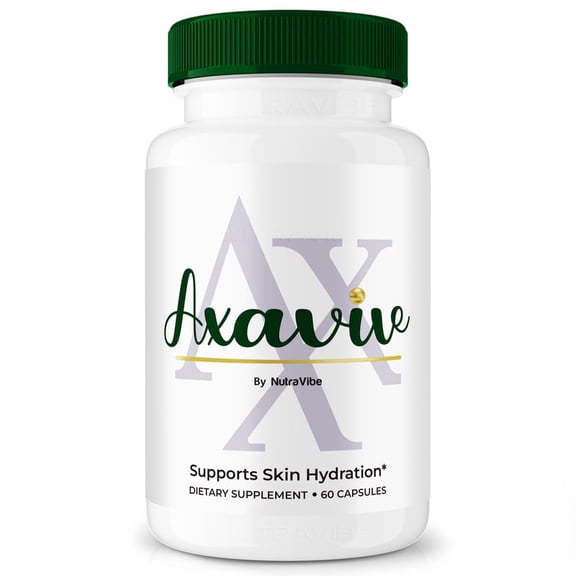 Axavive Capsules  Daily Skin Wellness Formula with a Clean, Natural Blend Inspired by Axavive Care Routines | Supports Hydration, Texture & Radiant Glow from Within (60 Capsules)