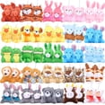 thumbnail image 1 of Axbotoy 48 Pieces Mini Plush Animals Toys Set, Small Stuffed Animal Keychain Set for Valentine Gift,Easter Egg Filter,Carnival Prizes, Classroom Rewards, Goody Bags Filler,Party Favors 103, 1 of 3