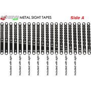 Axcel Achieve Xp Metal Sight Tape Scale #17 And #18