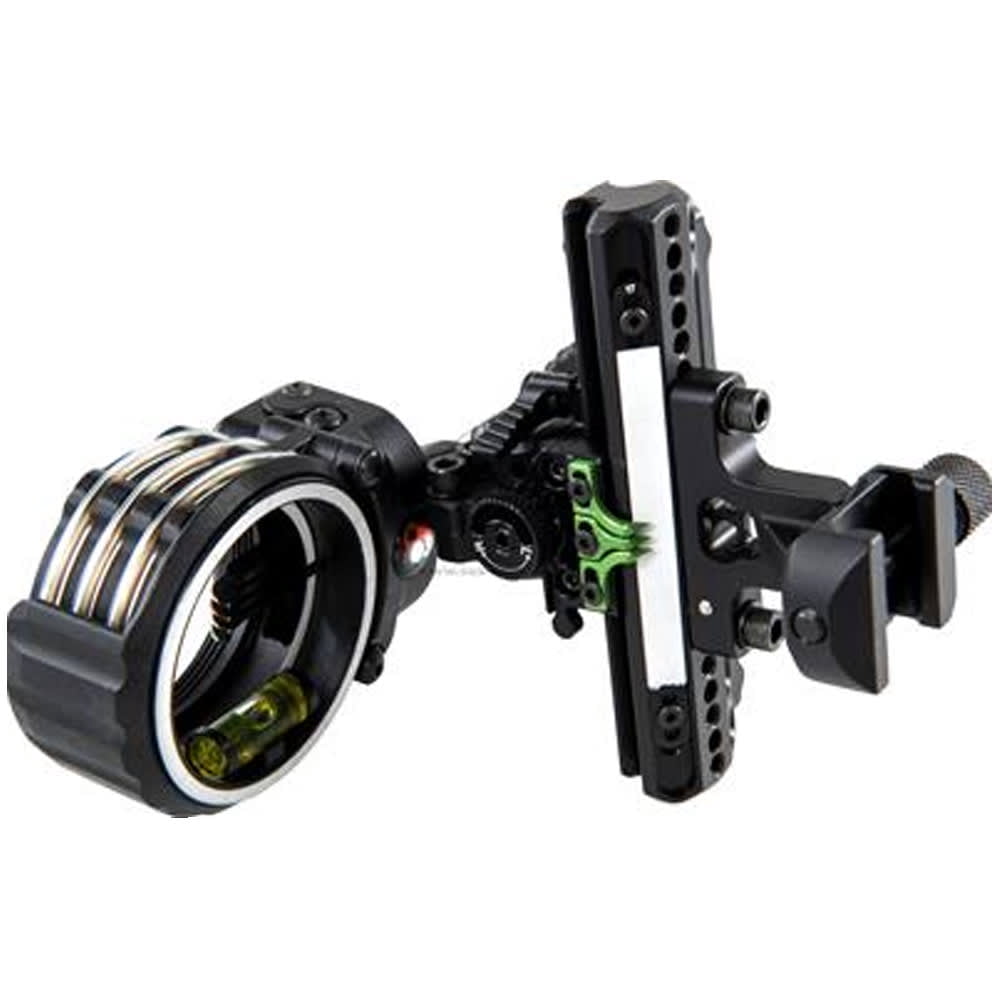 Axcel Driver Slider Sight pick Mount, AccuStat II Scope, Micro 4 Pins, .010 Fiber, Stealth Black (ADVR-P410-4AB)