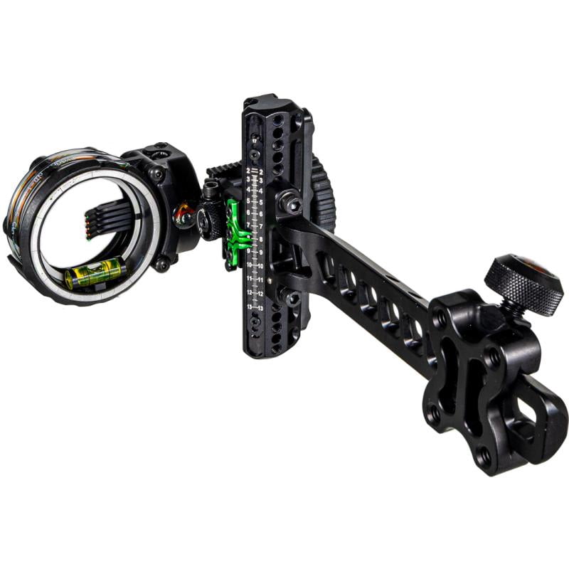 Axcel Driver Slider Sight with AccuStat II Scope, Micro 4 Pins .019 Fiber, Standard Pro Bar, Stealth Black (ADVR-S419-4AB)