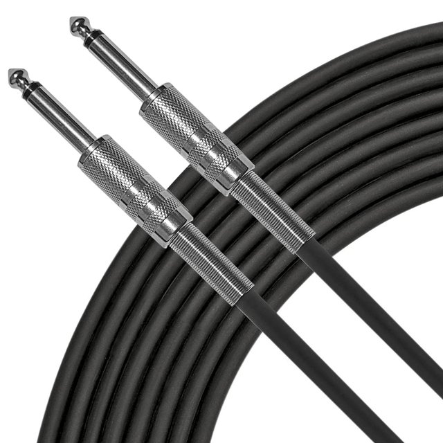 AxcessAbles 1/4 Inch to 1/4 Inch TS Guitar Audio Cable 10ft 6.35mm Instrument Cable Amp