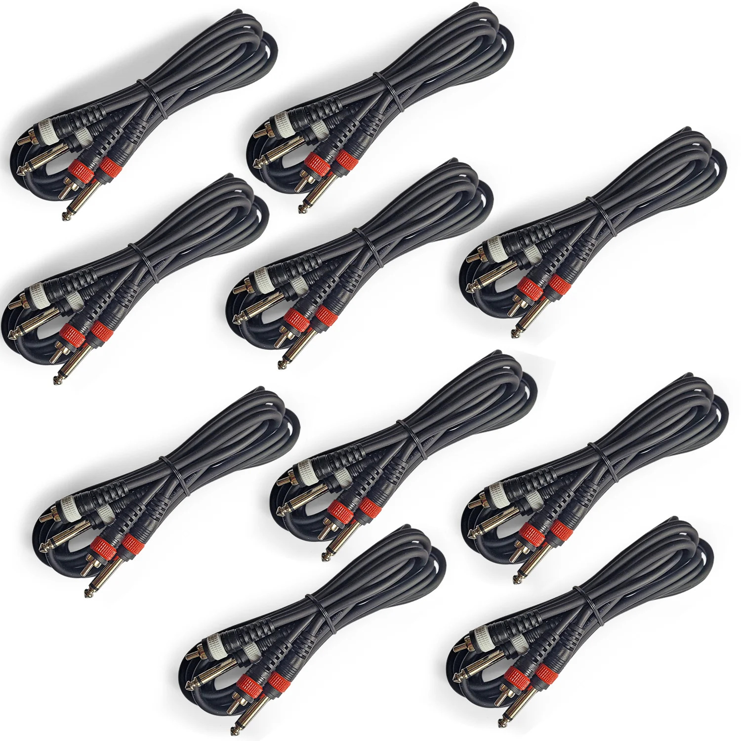 PHAT SATELLITE 35ft RG-6 Quad Shield Coaxial Cable - 3GHz, 75 Ohm, Outdoor/Indoor With Weather Seal Brass Connectors