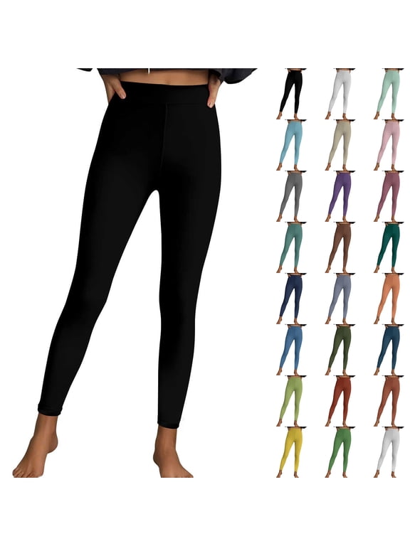 High Waisted Leggings for Women Trendy Butt Lifting Tummy Control Yoga Pants Soft Stretchy Gym Running Legging Dark Gray M