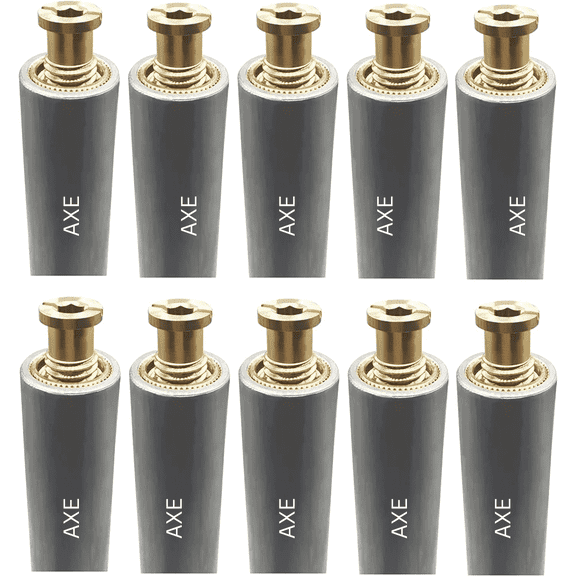 Axe 18-Inch Aluminum Tube with Anchor for Pool Safety Cover, Extra Long, Pack of 10