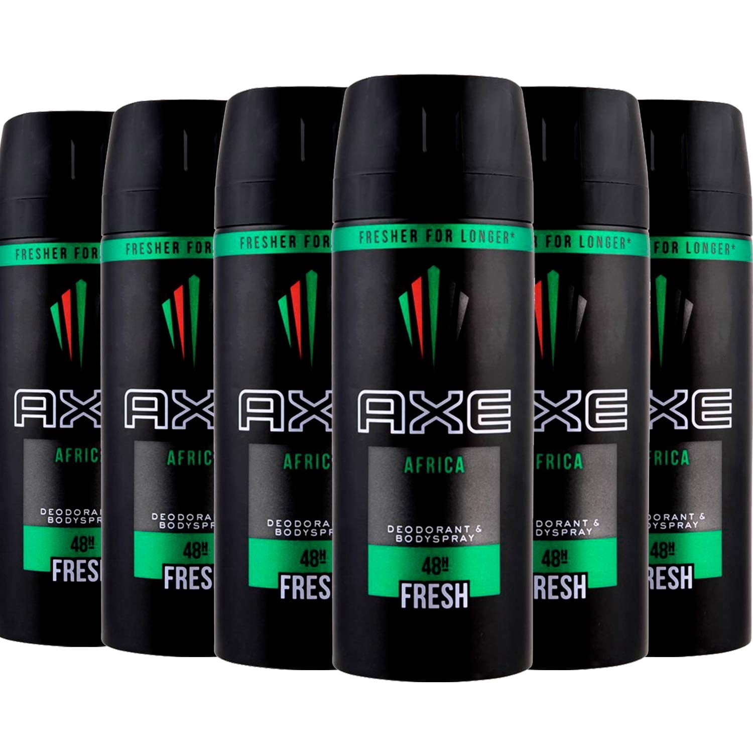 Axe Africa Deodorant Body Spray For Men 150ml / Pack of 6