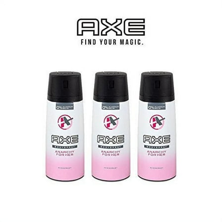 Axe Anarchy For Her Deodorant Spray 5 OZ PACK OF 3