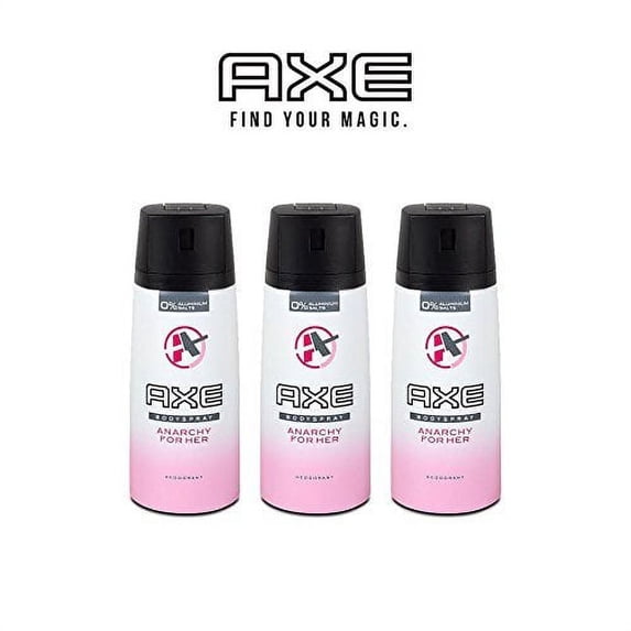 Axe Anarchy For Her Deodorant Spray 5 OZ PACK OF 3