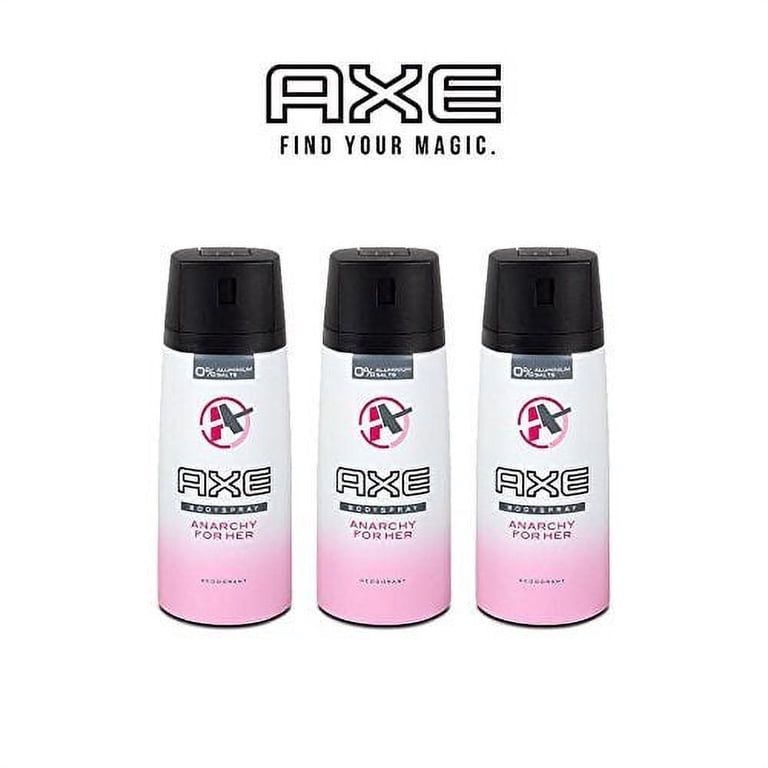 Axe Anarchy For Her Deodorant Spray 5 oz (PACK OF 3)