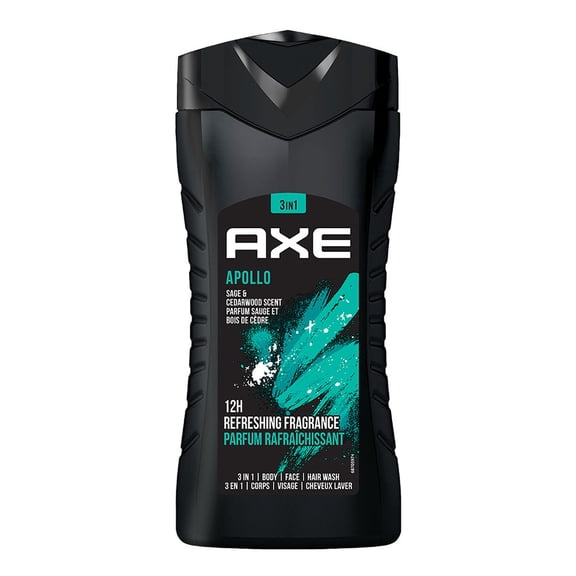 Axe Apollo 3 In 1 Body, Face & Hair Wash For Men 250ml