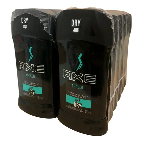 Axe Apollo Antiperspirant Stick for Men 2.7 OZ Pack of 12