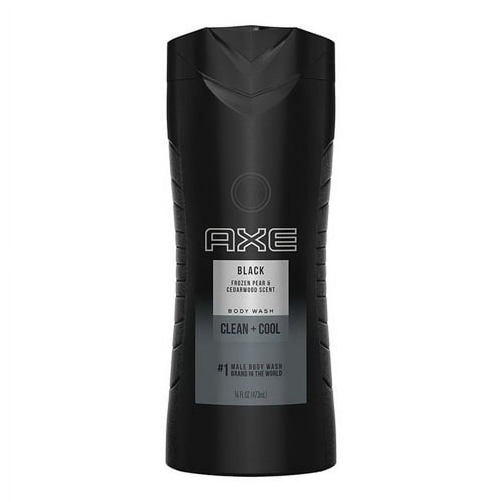 Axe Black Body Wash Clean Plus Cool For Men, 16 Oz, 2 Pack