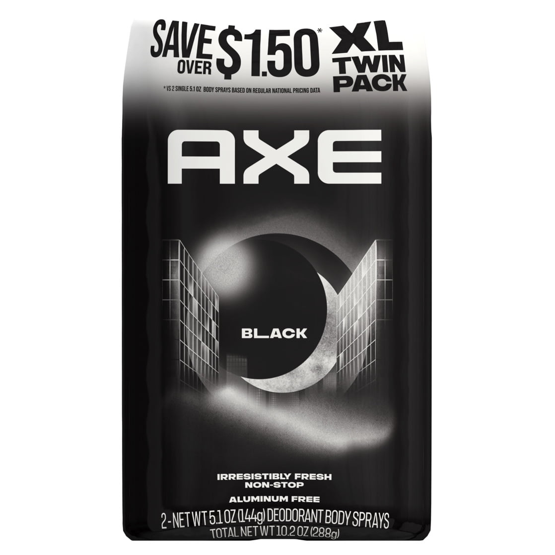 Axe Black Men's Body Spray Deodorant with Fine Fragrance, Frozen