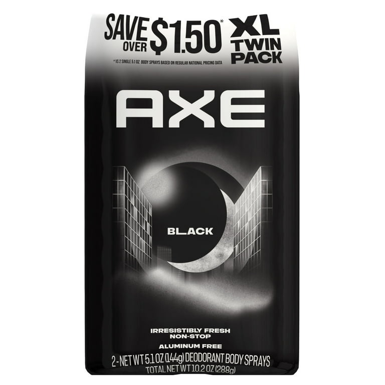 Axe Black Men's Body Spray Deodorant with Fine Fragrance, Frozen