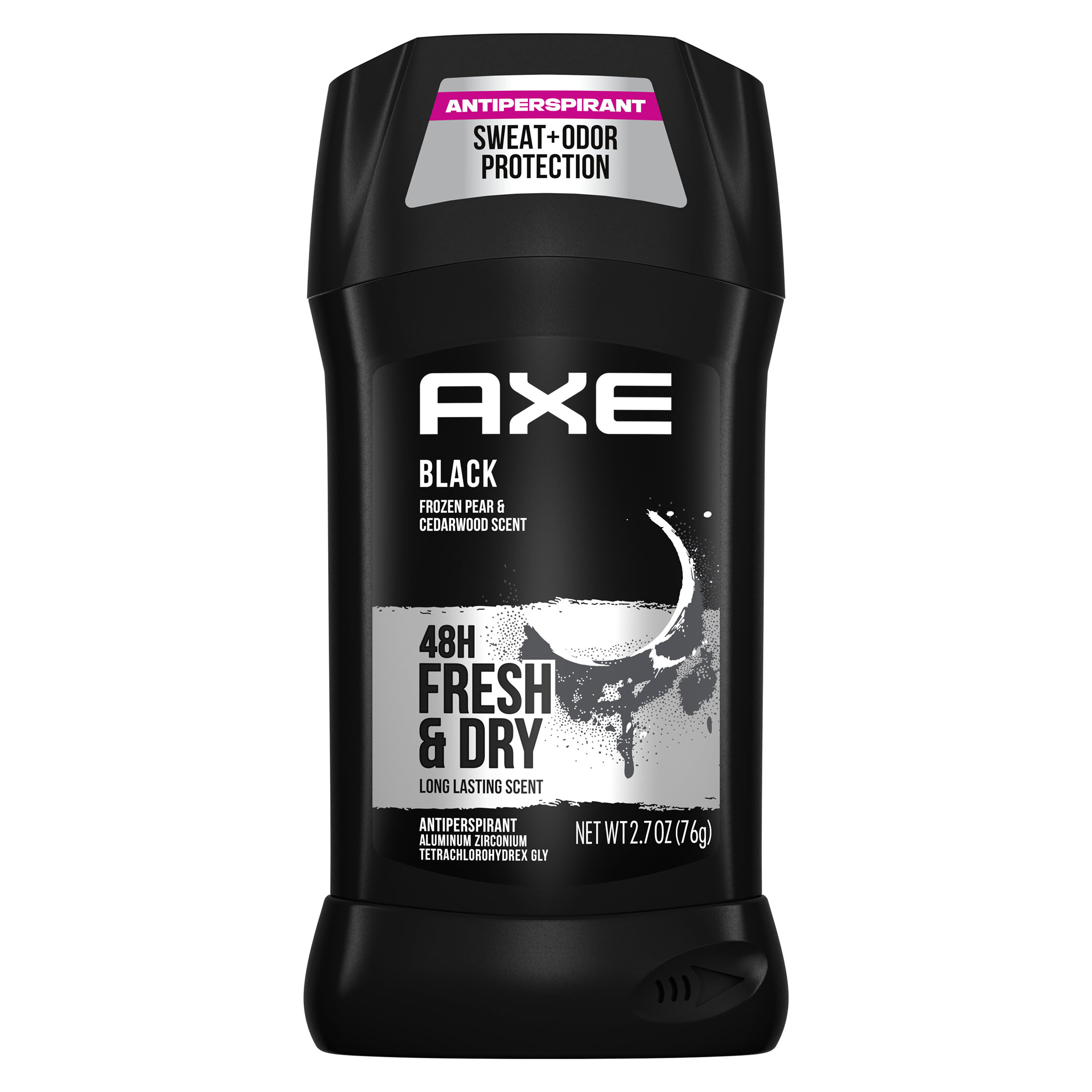 Axe Black Long Lasting Men's Antiperspirant Deodorant Stick, Frozen Pear and Cedarwood, 2.7 oz - image 1 of 8