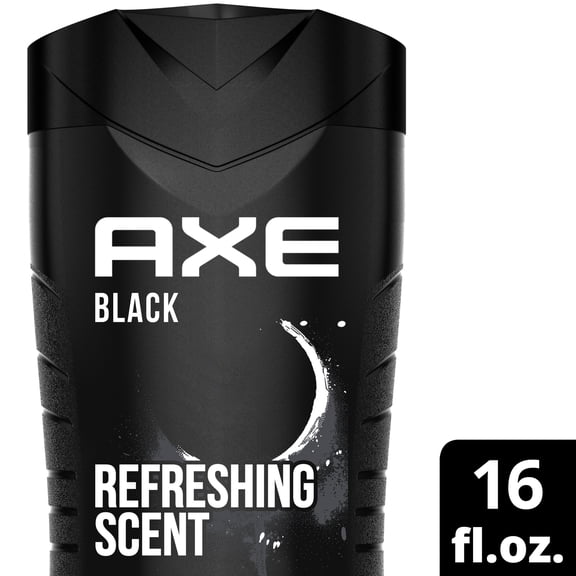 Axe Black Refreshing Daily Use Men's Body Wash, Frozen Pear & Cedarwood, 16 oz