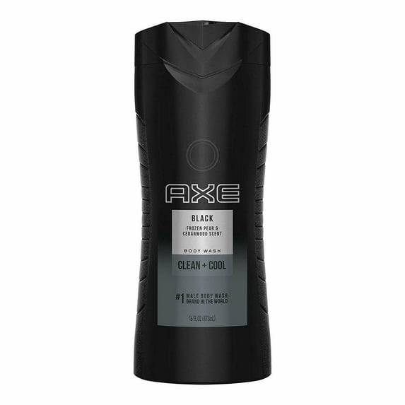 Axe Body Wash, Black 16 oz (Pack of 4)