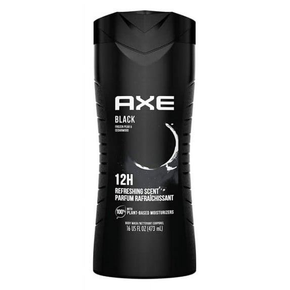 Axe Body Wash Black Frozen Pear And Cedarwood 12Hr 16oz (Pack of 3)