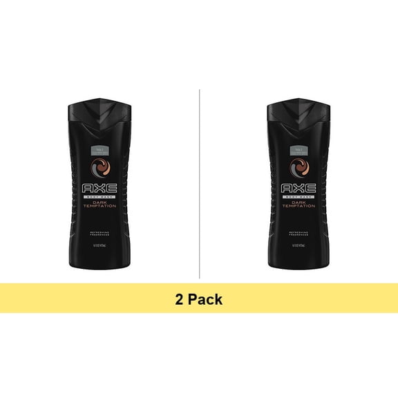 Axe Body Wash Dark Temptation Refreshing Fragrances - 16 Oz. - 2 Pack