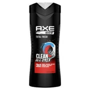 Axe Clean All Over Total Fresh 3-in-1 Body Wash Shampoo & Conditioner, 16 fl oz