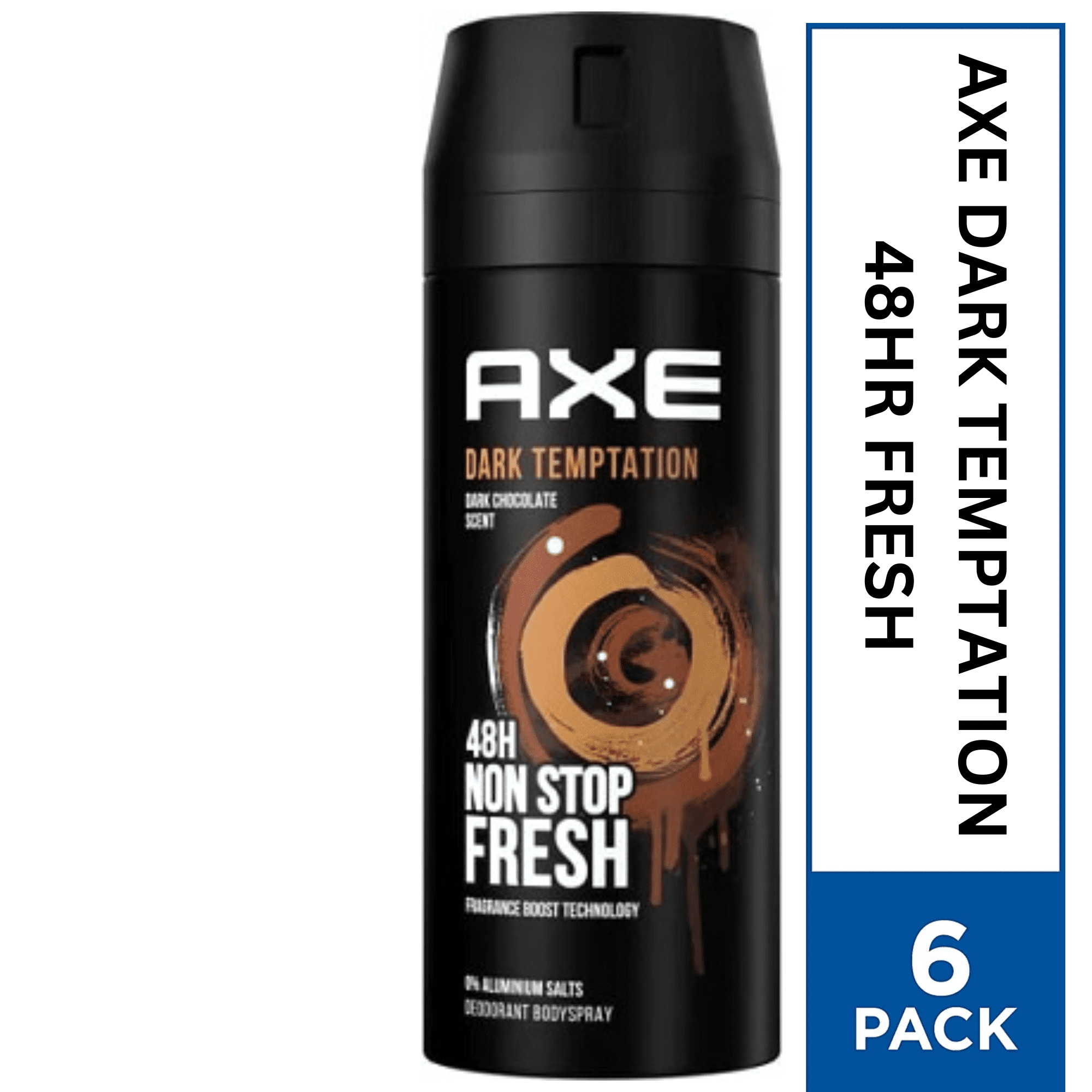 Axe DARK TEMPTATION Body Spray Deodorant. 48 HOUR ODOR PROTECTION