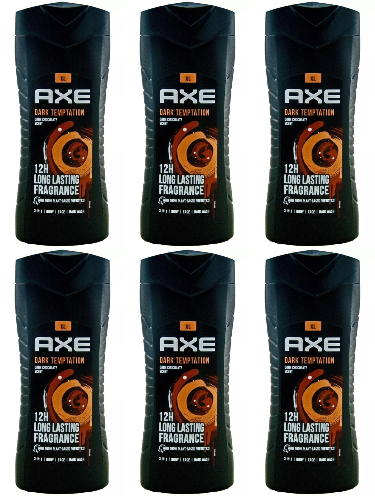 Axe Dark Temptation Men's Body Wash, Chocolate, Body Face Hair