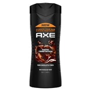 Axe Dark Temptation Refreshing Long Lasting Men's Body Wash, Dark Chocolate, 16 fl oz