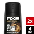 thumbnail image 1 of Axe Deodorant Body Spray Twin Pack, Dark Temptation 4 oz, 1 of 9