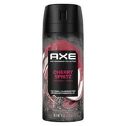 Axe Deodorant Body Spray for Men Fruity Cherry Spritz Aluminum Free, 4 oz