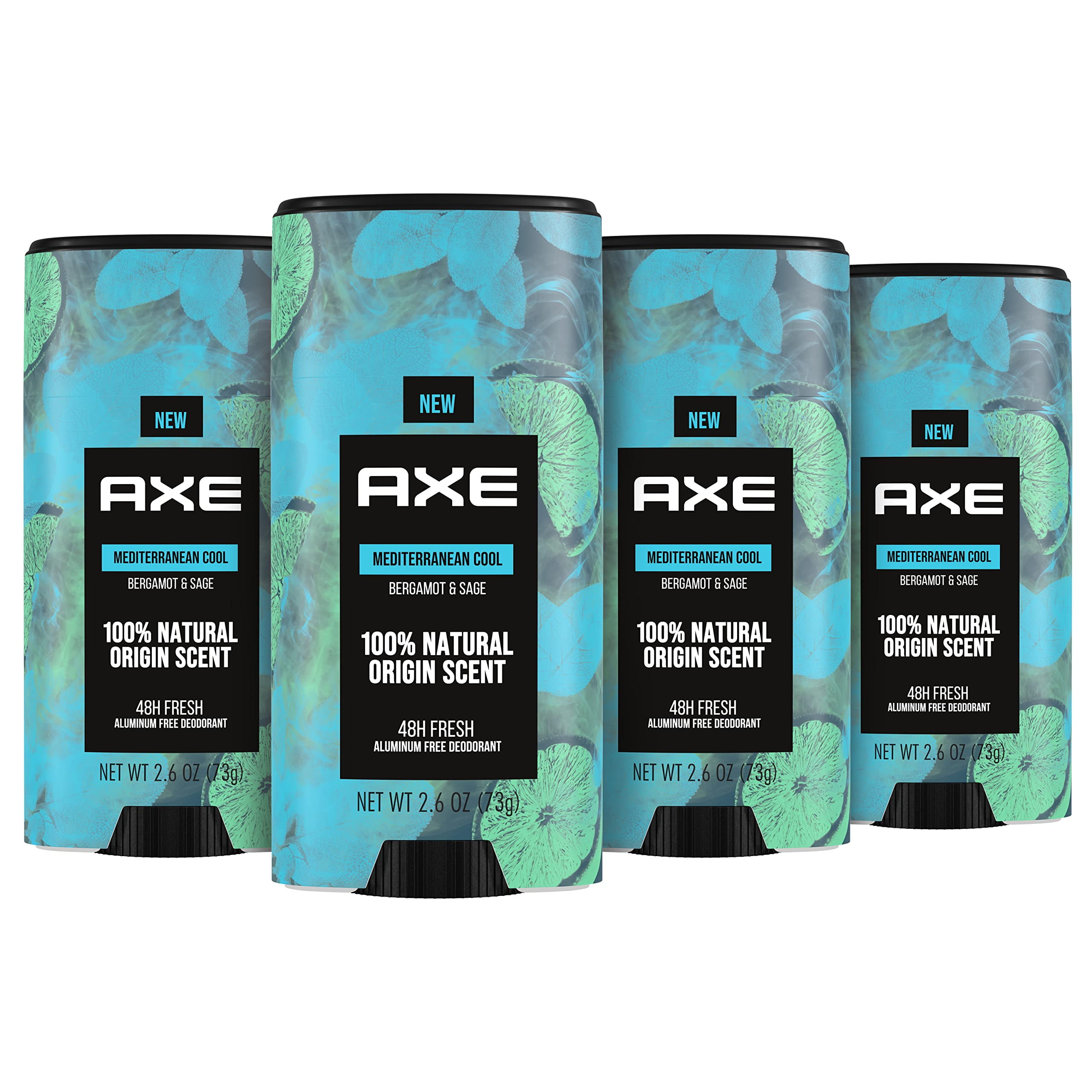 Axe Deodorant Stick For Men Mediterranean Cool, Aluminum Free Deodorant