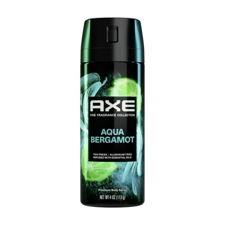 Axe Fine Fragrance Collection Antiperspirant Deodorant Spray, Aqua Bergamot, 4 oz