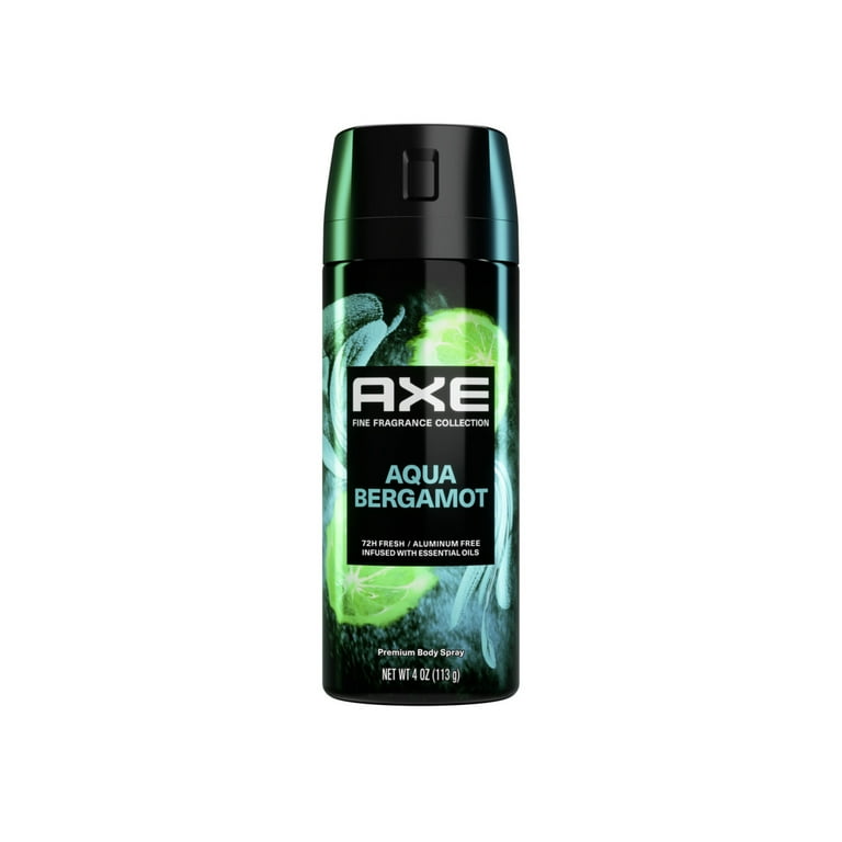 Axe Fine Fragrance Collection, Aqua Bergamot Men's Deodorant Spray