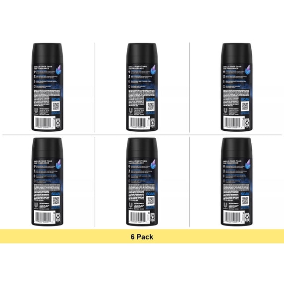 Axe Fine Fragrance Collection Men's Deodorant Spray, Blue Lavender Aluminum-Free, 4 oz - 6 Pack