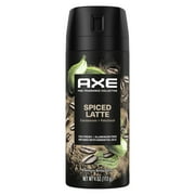 Axe Fine Fragrance Men's Deodorant Spray, Spiced Latte, Cardamom + Patchouli Aluminum Free, 4 oz