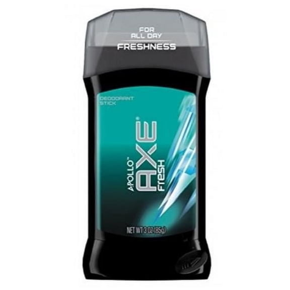 Axe Fresh Deodorant Stick, Apollo 3 Oz (Pack Of 2) Packaging May Vary