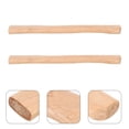 thumbnail image 1 of PartyKindom Wooden Handle Replacement for Hatchet Comfortable Grip Natural Wood Material, 1 of 8